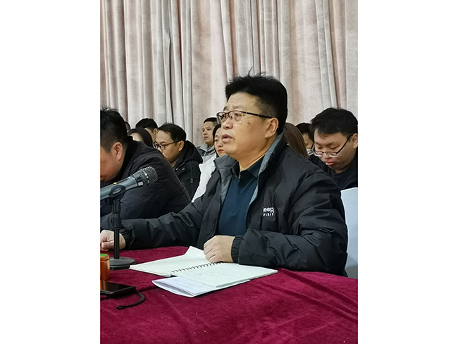 Uzņēmums Tangshan Jinsha rīkoja Jaungada sākuma sanāksmi